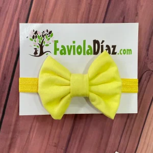 Vincha Amarilla con Lazo Abril
