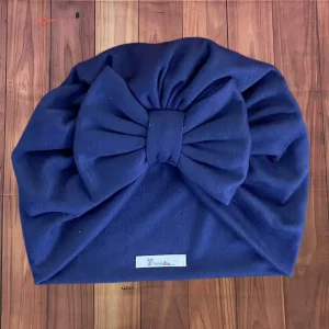 Turbante Azul Marino de Lazo
