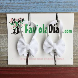 Sandalias Pie Descalzo Blancas con Lazo California