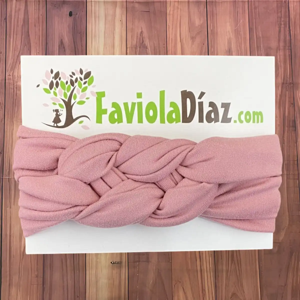 Vincha Rosa Palo con Nudo Náutico 1 Vincha Rosa Palo con Nudo Náutico