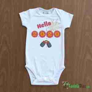 Mameluco: Hello 2020 Chupones Rosado
