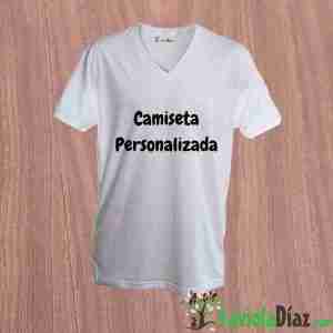 Camiseta Adulto Personalizada Cuello V