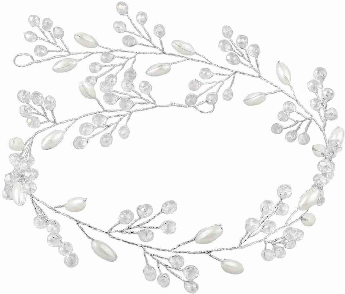 Enredadera para Novia y Dama de Honor de Cristal y Perlas 5 Enredadera para Novia y Dama de Honor de Cristal y Perlas - Imagen 5