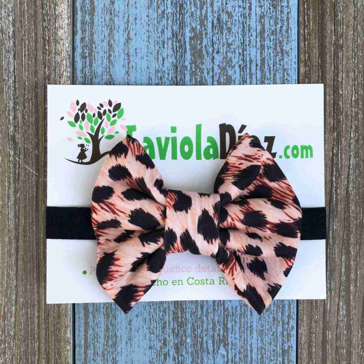 Vincha Animal Print con Lazo 1 Vincha Animal Print con Lazo