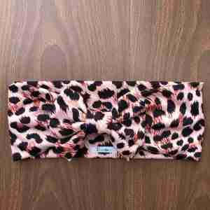 Vincha Estampada de Animal Print con Lazo