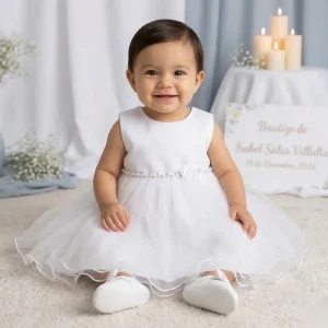 Vestido Crystal Blanco