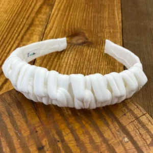 Diadema Blanca Trenzada 2