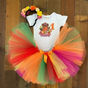 Set de Vincha, Tutu y Mameluco Alusivo a Moana 3
