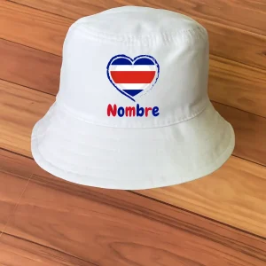 Sombrero Chonete con Corazón Bandera de Costa Rica