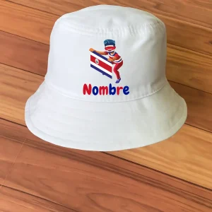 Sombrero Chonete con Hincha Tricolor Costa Rica