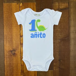 Mameluco de Cumpleaños alusivo a Dinosaurio