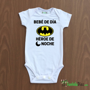 Mameluco: Bebé De Día Superhéroe De Noche