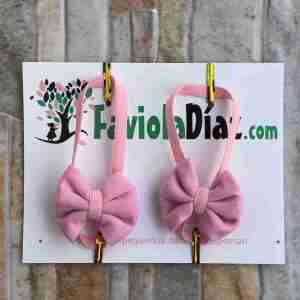 Sandalias Pie Descalzo Rosadas con Lazo