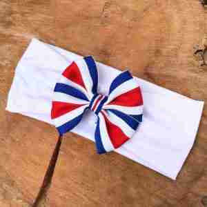 Vincha Patriótica Costarricense Turbante De Lazo