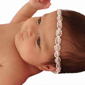 Vincha Blanca Halo con Perlas Casandra