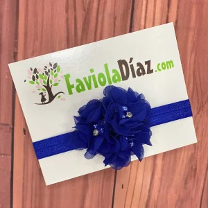 Vincha Azul Rey De Flores Adelyn