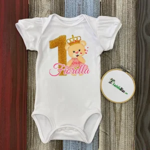 Mameluco Primer Cumpleaños Osita con Nombre