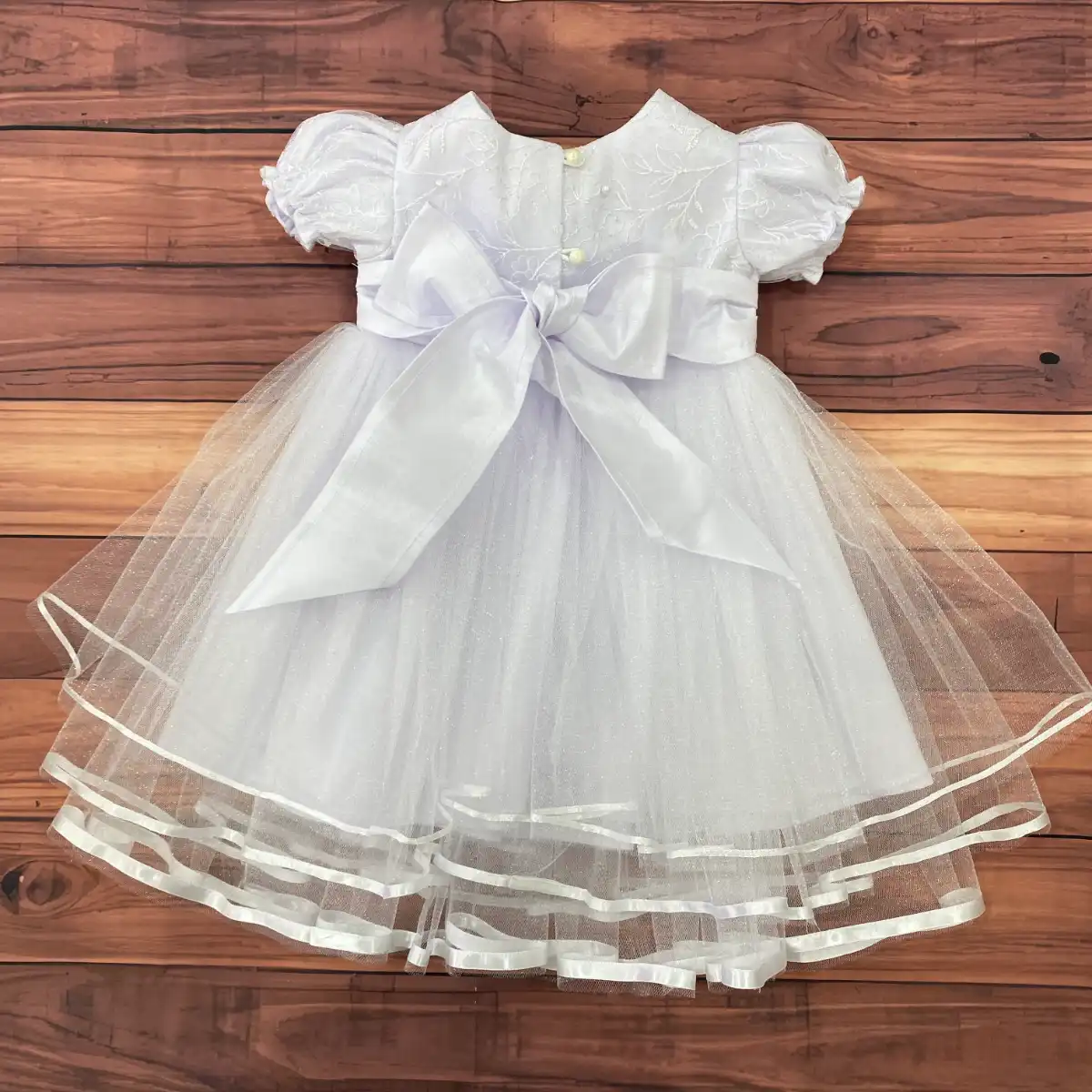 Vestido Blanco y Rosado Giuliana 3 Vestido Blanco y Rosado Giuliana - Imagen 3