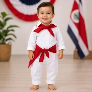 Traje Típico de Campesino para Niño de 4 piezas