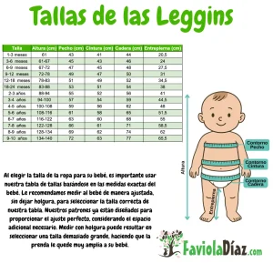 Tallas de las Leggins