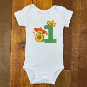 Mameluco de Cumpleaños alusivo a Aguacate