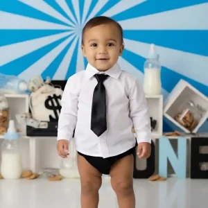 Set de Camisa Corbata y Calzón alusivo a Jefe en Pañales