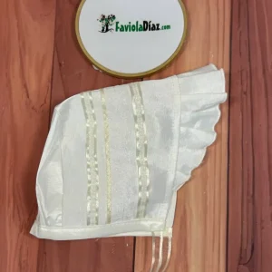 Bonete Marfil para Bautizo
