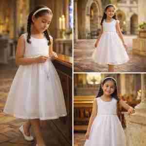 Vestido para Primera Comunión Gabriela