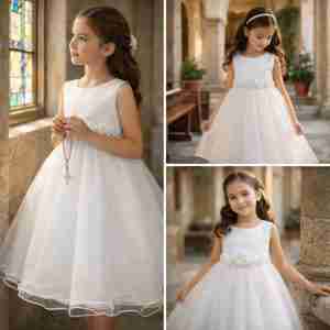 Vestido para Primera Comunión María Paula