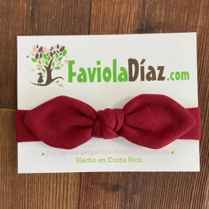 Vincha Roja con Lazo Claudia